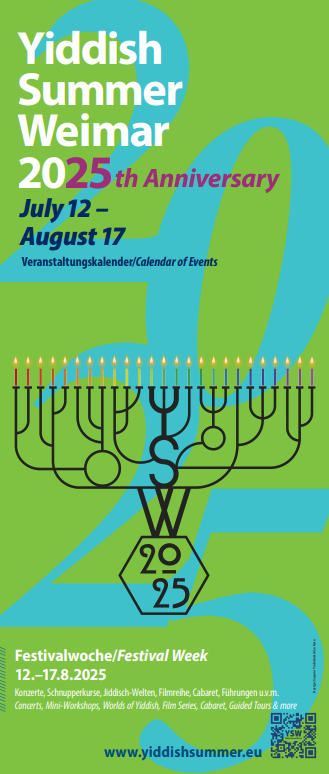 Yiddish Summer Weimar 2025 Event Calendar -  portrait (JPG)