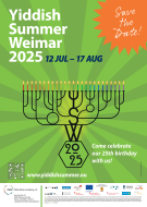 Yiddish Summer Weimar 2025 STANDARD -  portrait A1 (PDF)
