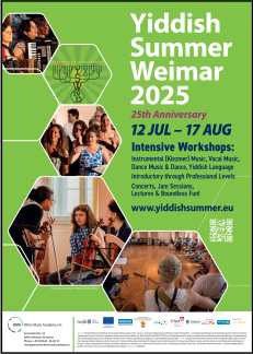 Yiddish Summer Weimar 2025 WORKSHOPS -  portrait A3 (PDF)